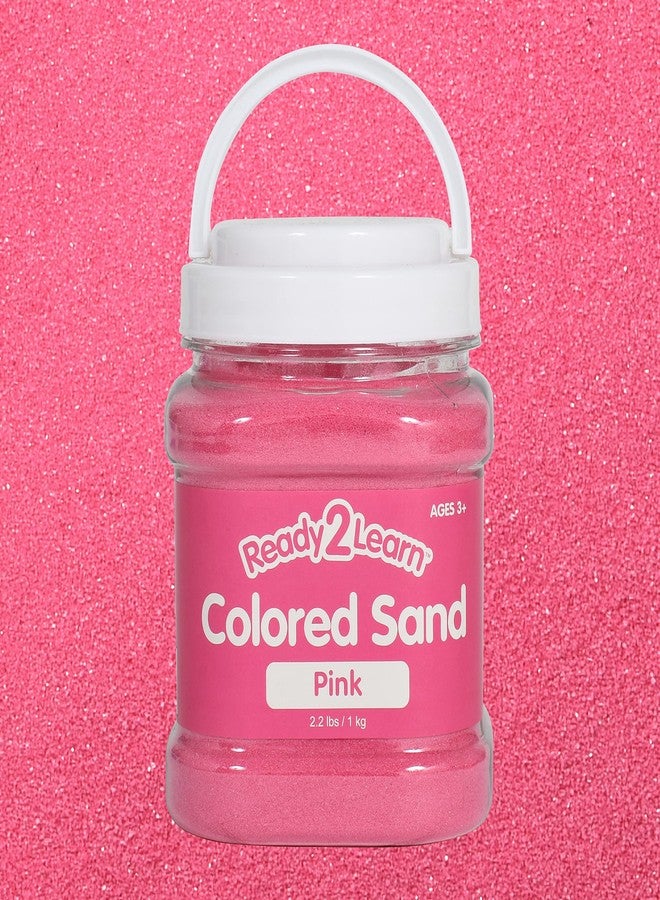 Ready 2 Learn Colored Sand - Pink - 2.2 lbs - Play Sand for Kids - Perfect for Arts and Crafts, Sensory Bins, Wedding Decorations and Vase Filler - Image 1